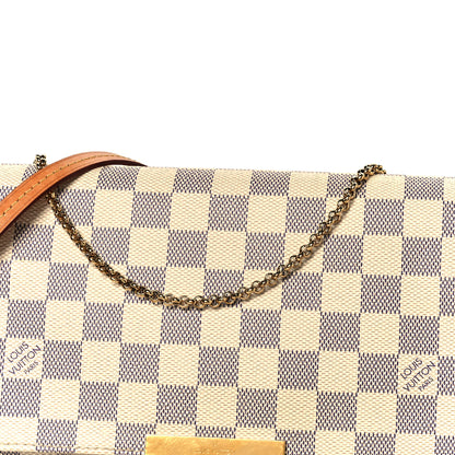 Louis Vuitton Damier Azur Favorite MM 7 of 10