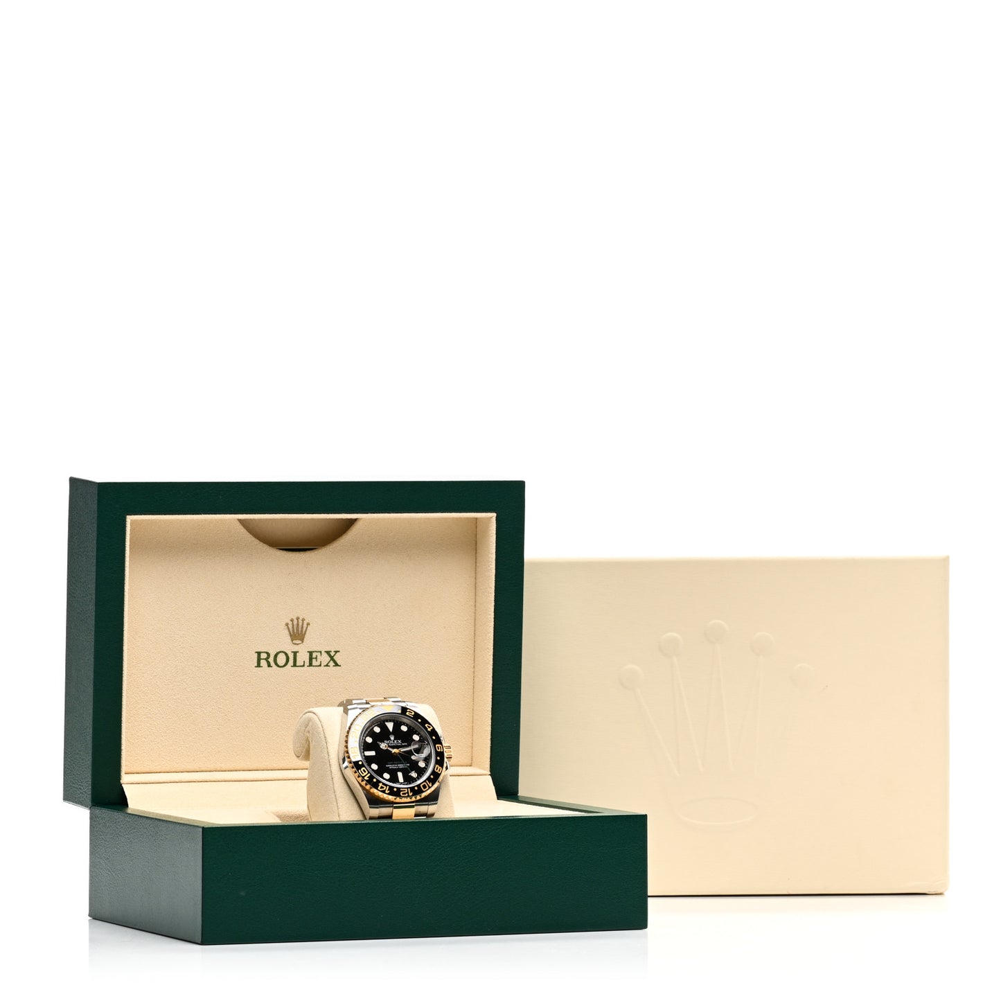 Stainless Steel 18K Yellow Gold 40mm GMT-Master II Oyster Perpetual Date Watch 116713LN