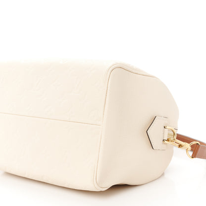 Louis Vuitton Empreinte Calfskin Speedy Bandouliere 25 NM Creme Caramel 12 of 12