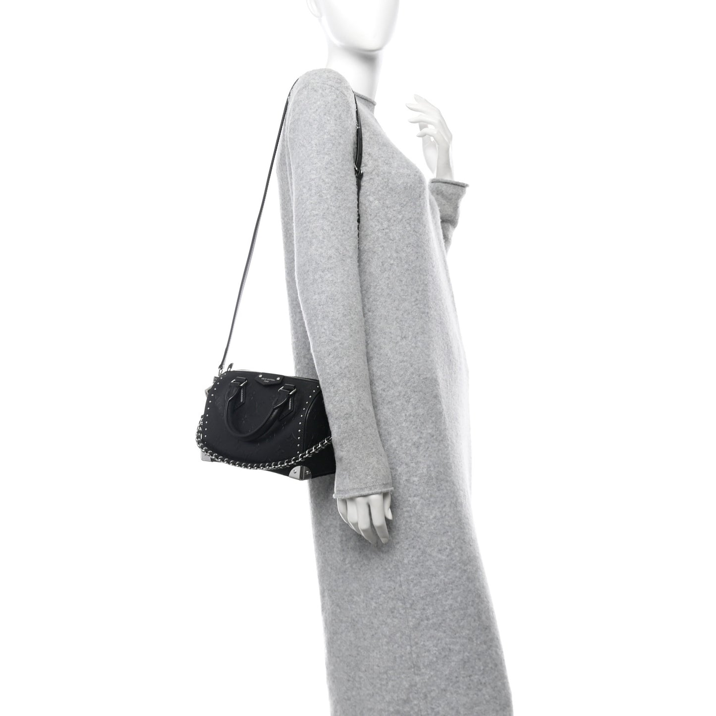 Calfskin Monogram Bold Speedy Trunk 20