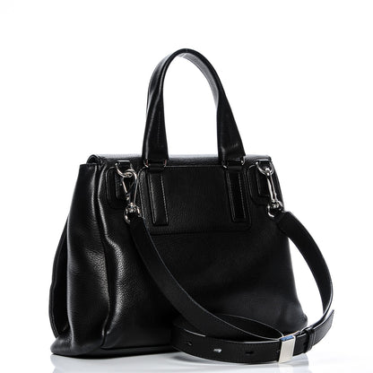 Givenchy Pebbled Calfskin Small Pandora Pure Flap Bag Black 3 of 8