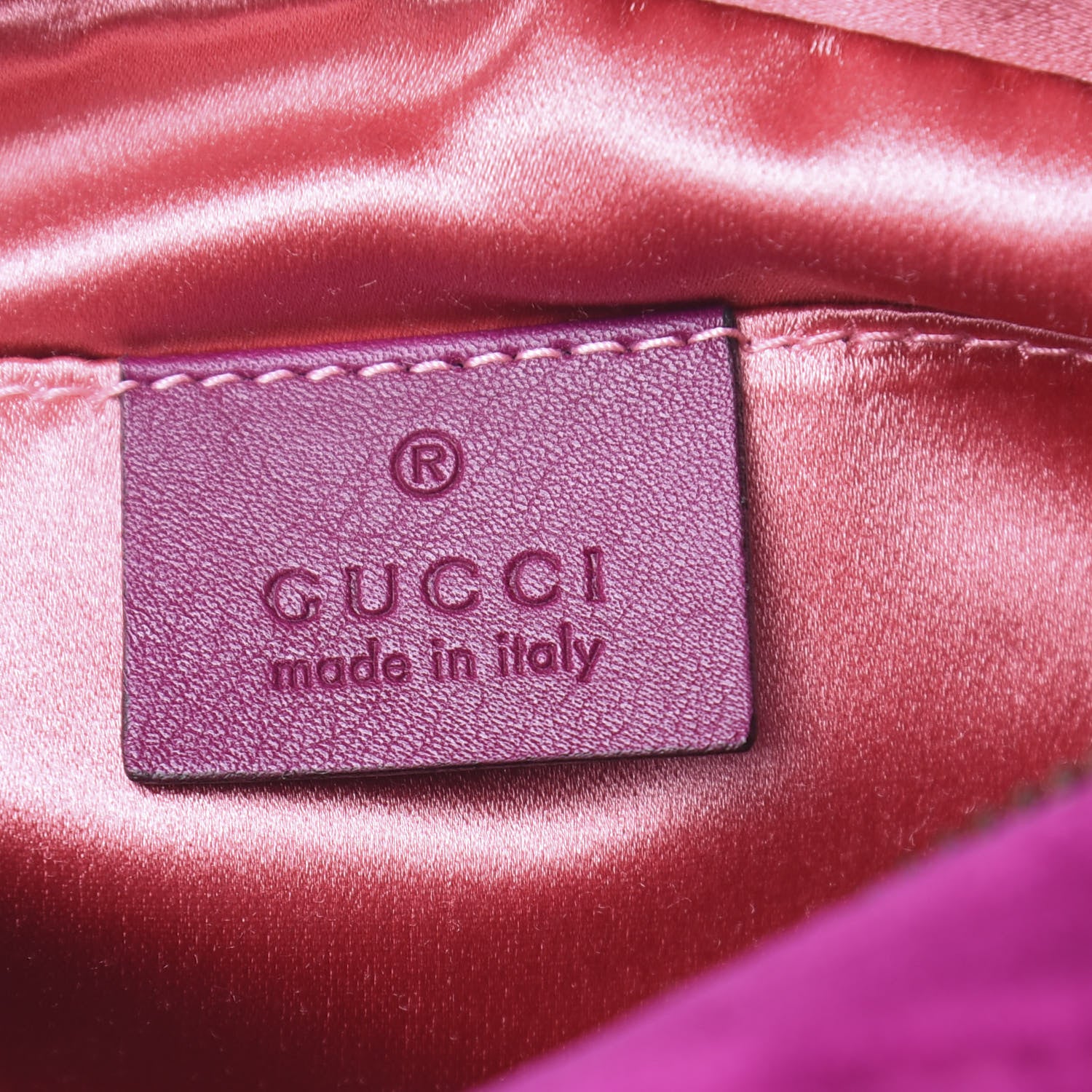 Gucci Velvet Matelasse Small GG Marmont Chain Shoulder Bag Fuchsia Violet Cyclamen 6 of 10