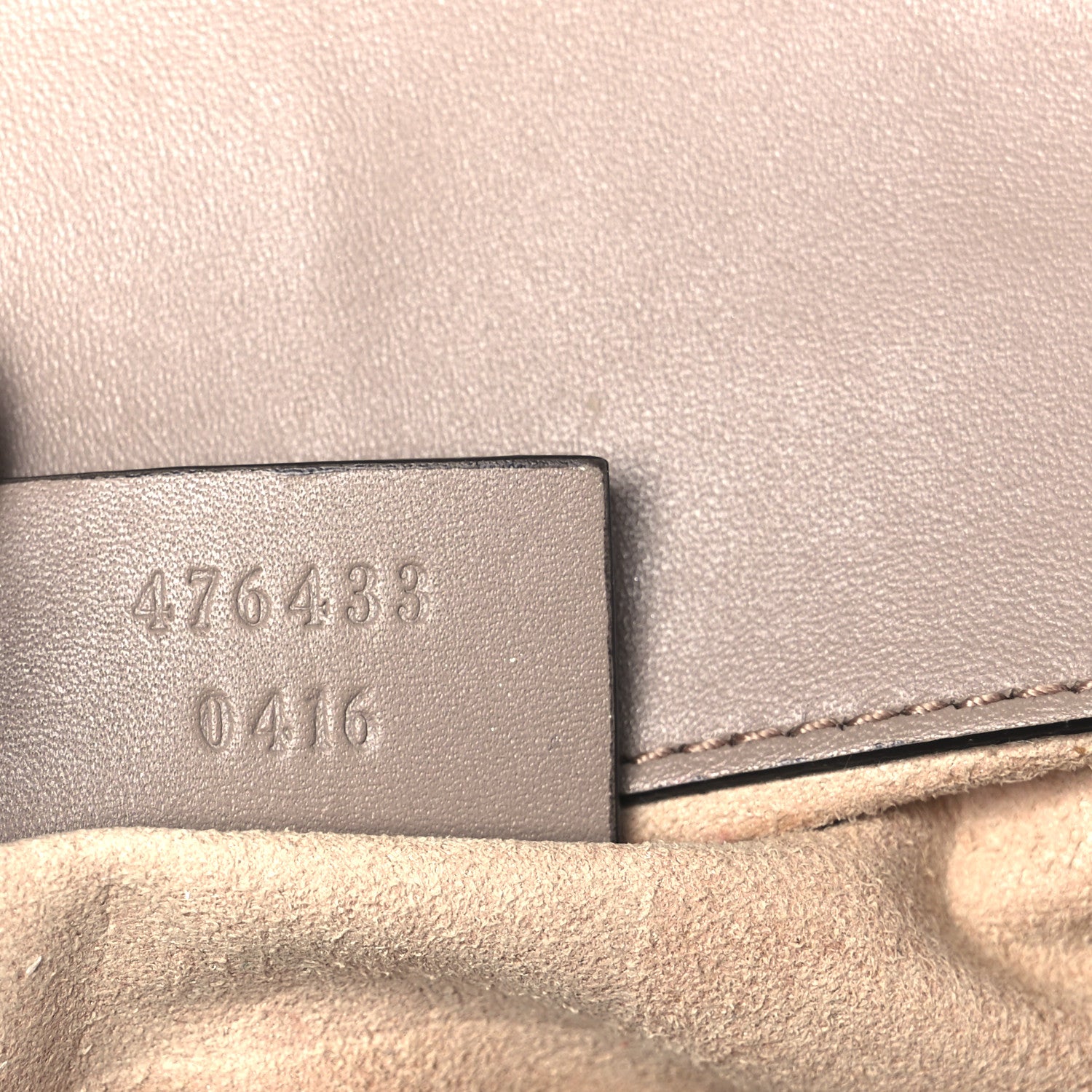 Gucci Calfskin Matelasse Super Mini GG Marmont Shoulder Bag Porcelain Rose 7 of 10