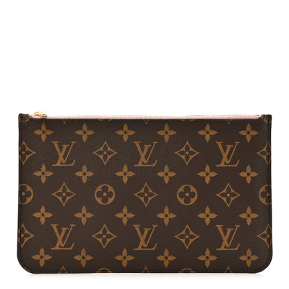 Louis Vuitton Monogram Neverfull MM GM Pochette Rose Ballerine 1 of 11