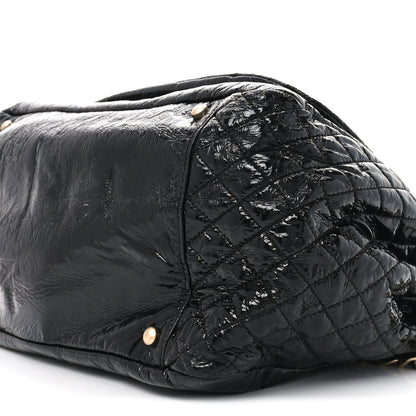 Chanel Vinyl XL Rock and Chain Flap Black 10 of 12