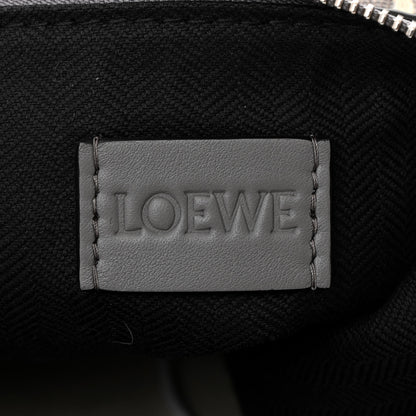 Loewe Supple Smooth Calfskin Jacquard Small Cubi Crossbody Bag Asphalt Grey 6 of 10