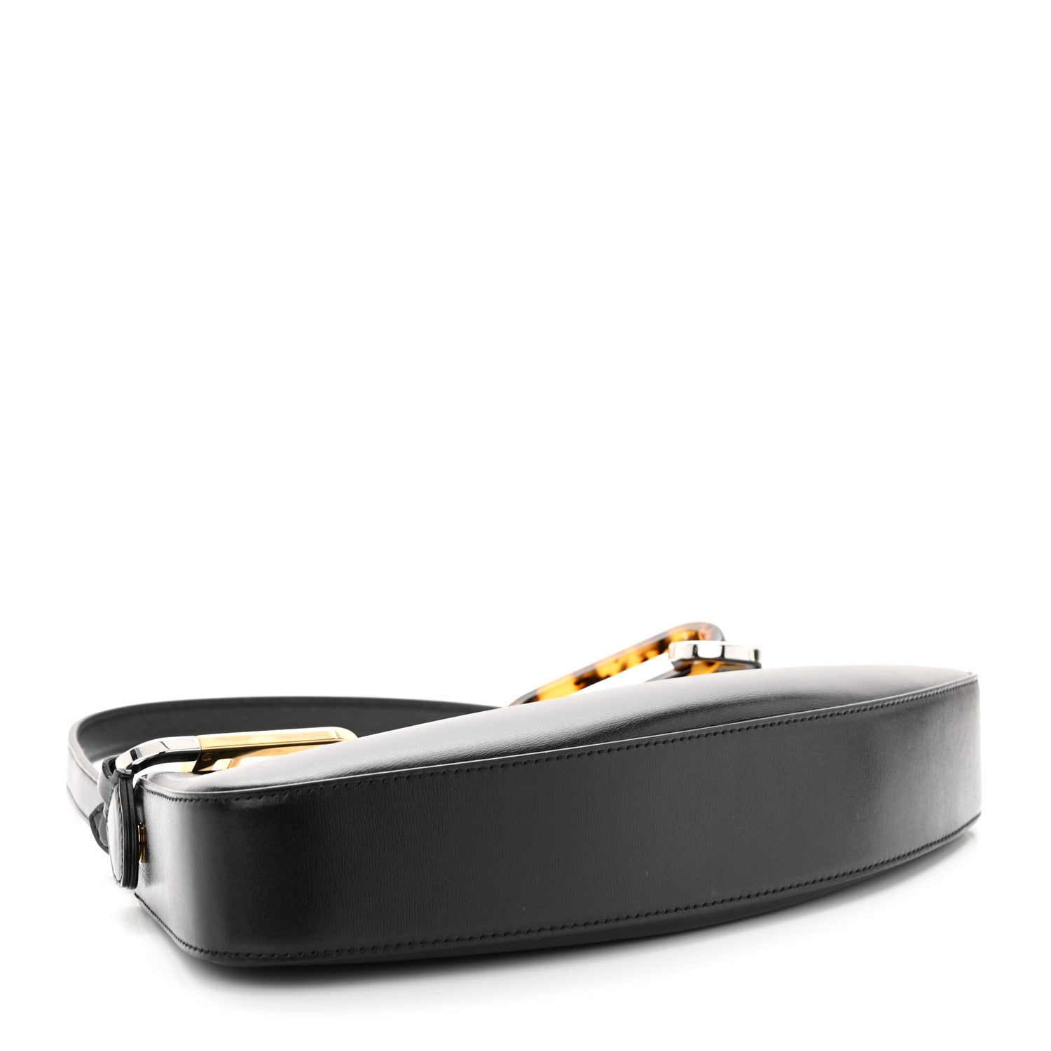 Fendi Vitello Queen Palmellato Fendi O'Lock Swing Black 4 of 11