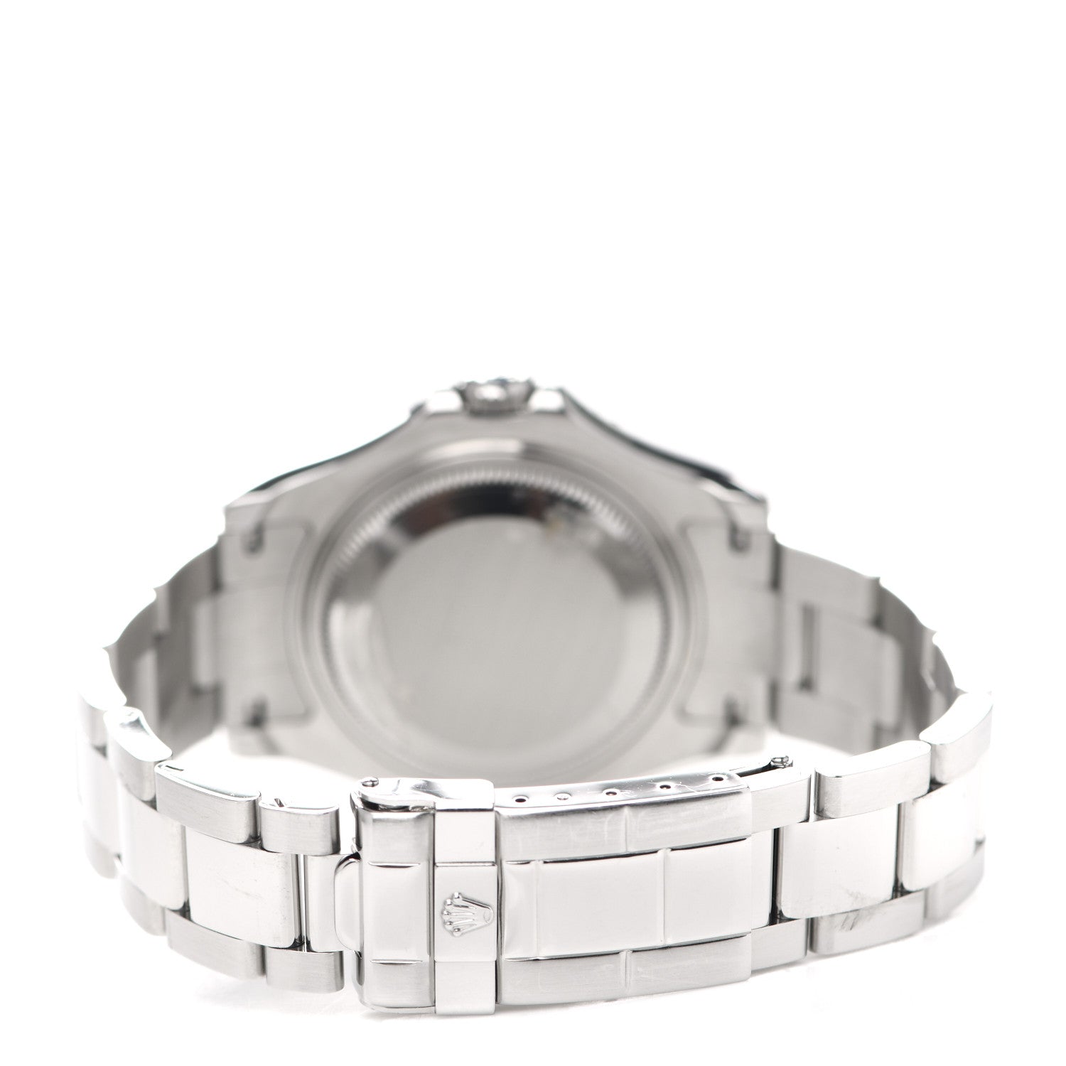 Rolex Stainless Steel Platinum 35mm Yacht-Master Watch Silver 168622 3 of 4