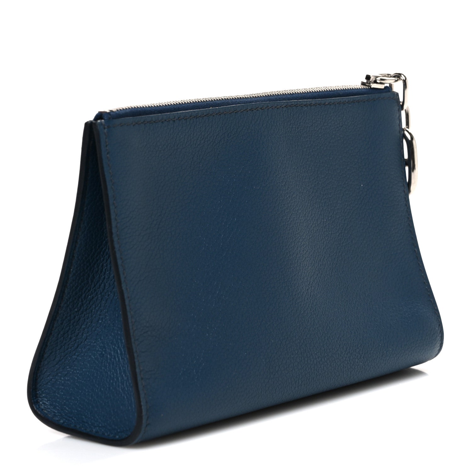 Hermes Evercolor Chaine d'Ancre Zipengo PM Toiletry Pouch Bleu Saphir 3 of 6