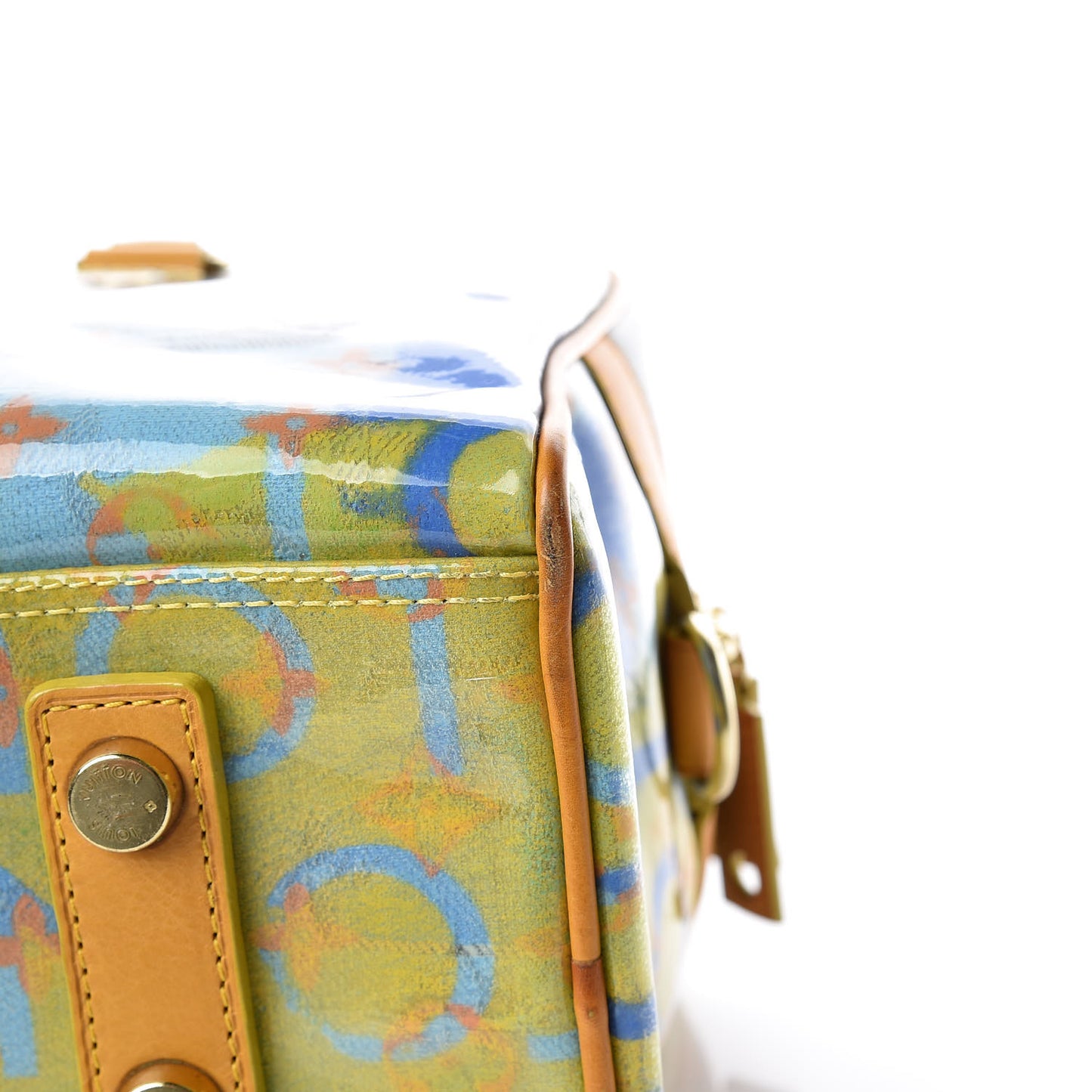 Monogram Pulp Defile Weekender PM Yellow