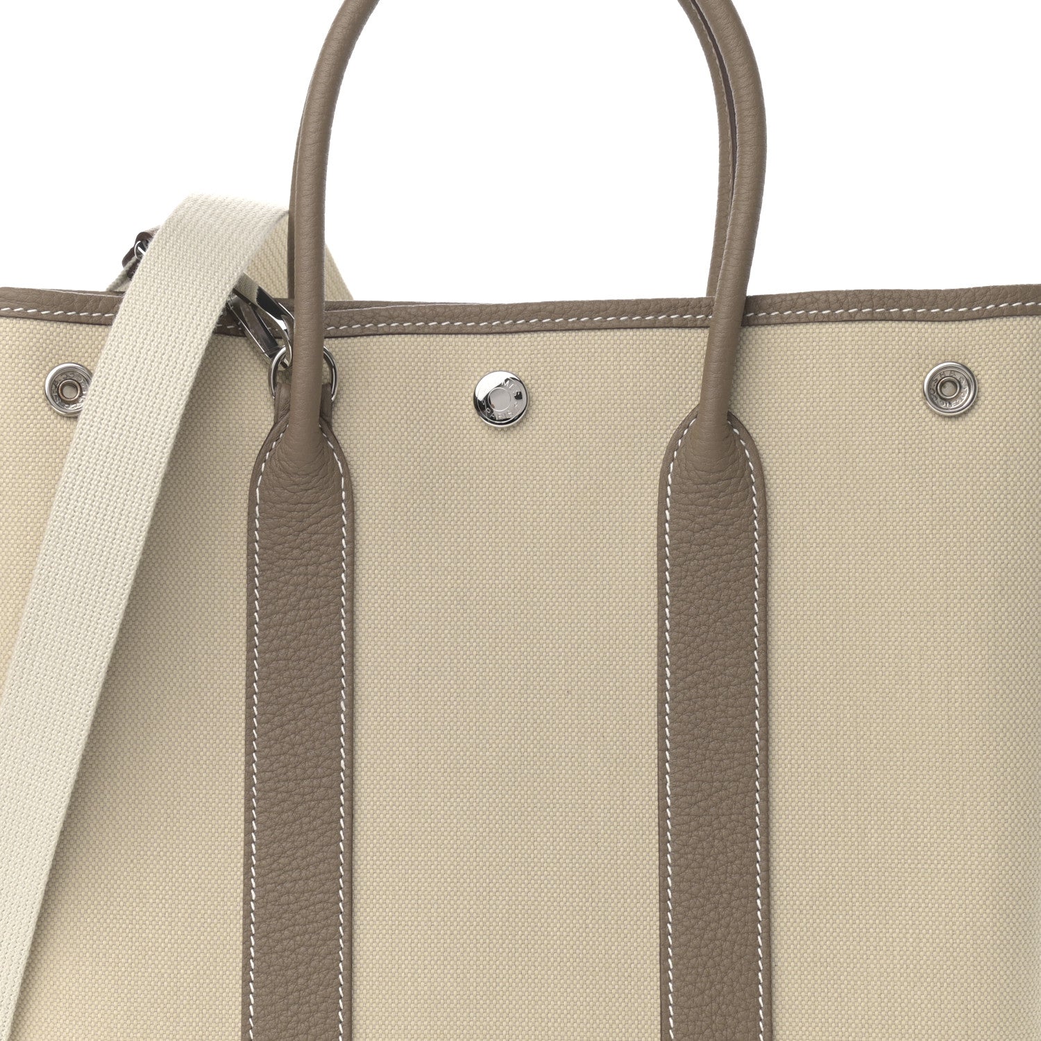 Hermes Toile H Negonda Garden File 28 Etoupe 8 of 11