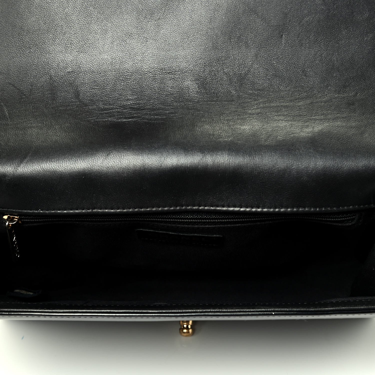 Chanel Iridescent Glazed Calfskin Quilted New Medium Boy Flap Black 4 of 5