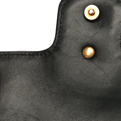 Gucci Calfskin Matelasse Super Mini GG Marmont Shoulder Bag Black 15 of 21