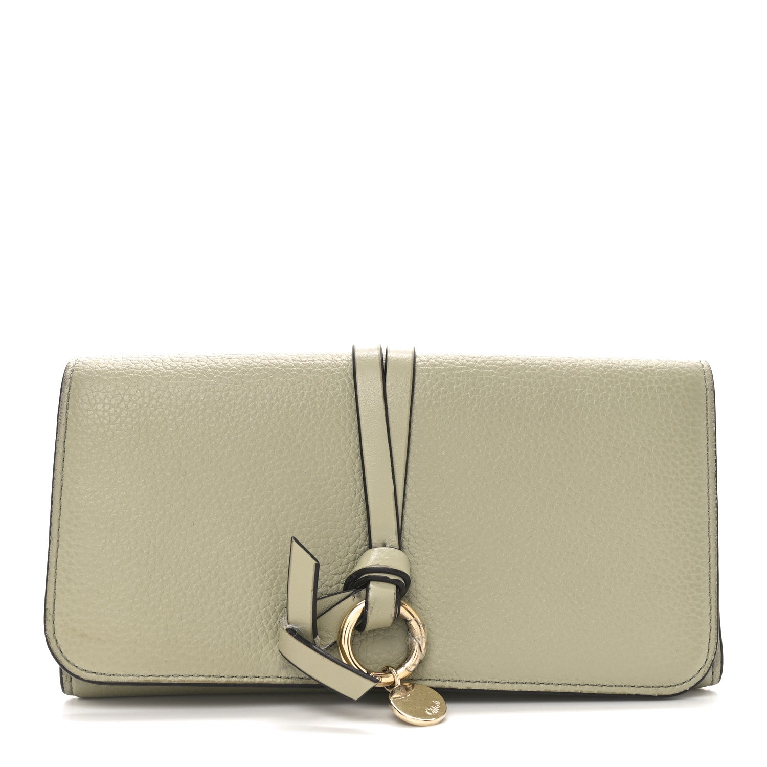 Chloe Calfskin Alphabet Long Wallet Sage 1 of 9