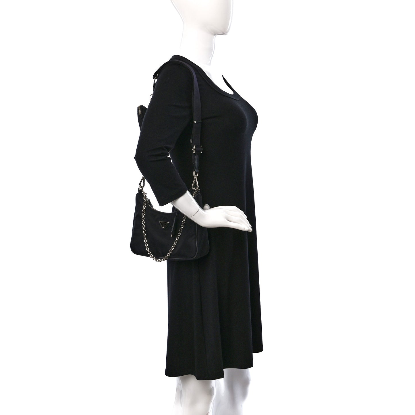 Nylon Re-Edition 2005 Shoulder Bag Black