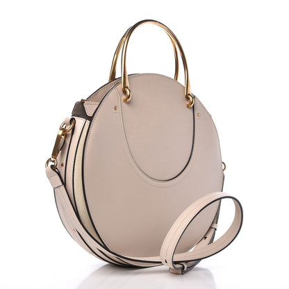 Chloe Goatskin Suede Medium Pixie Bag Abstract White 4 of 8