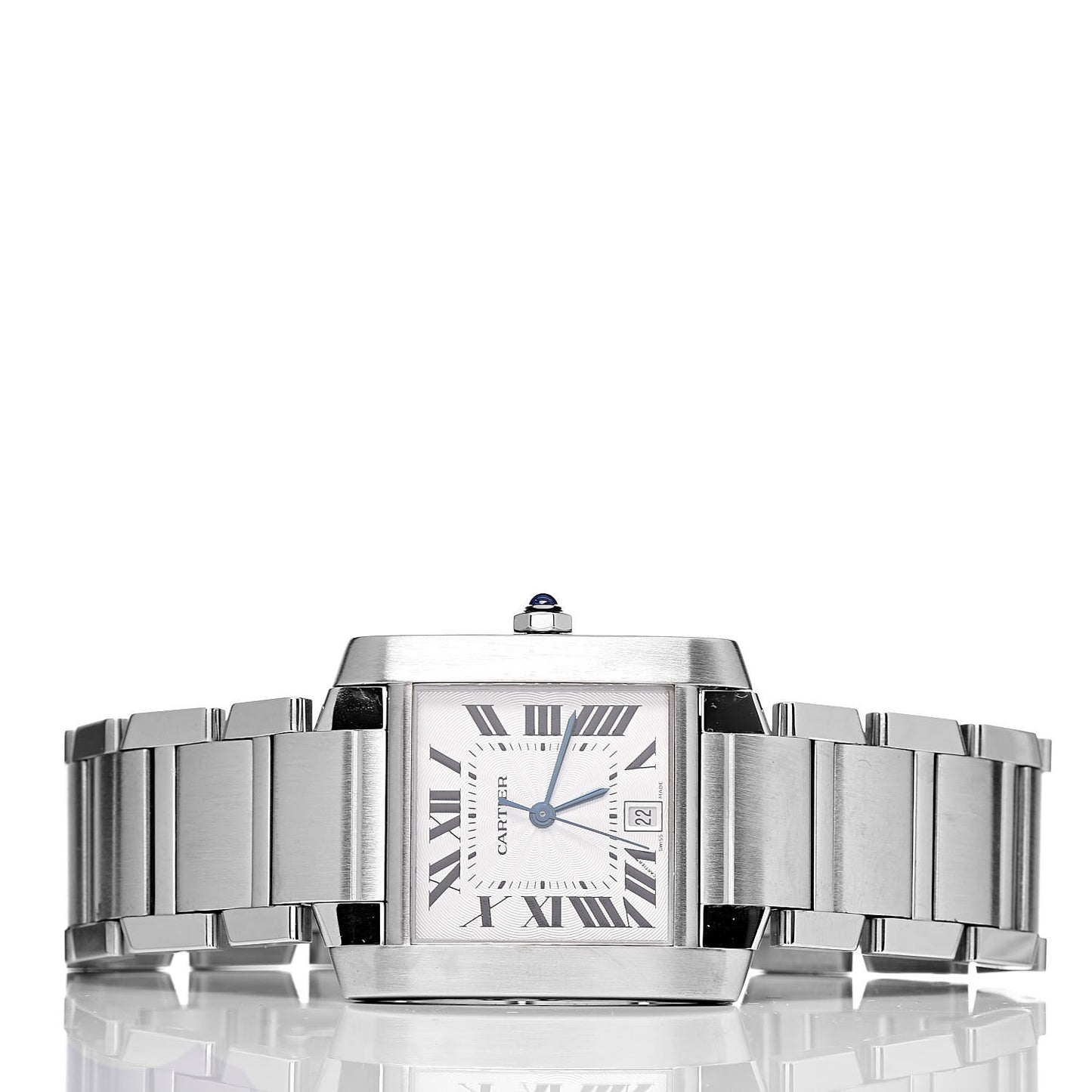Stainless Steel 28mm Tank Francaise Automatic Watch