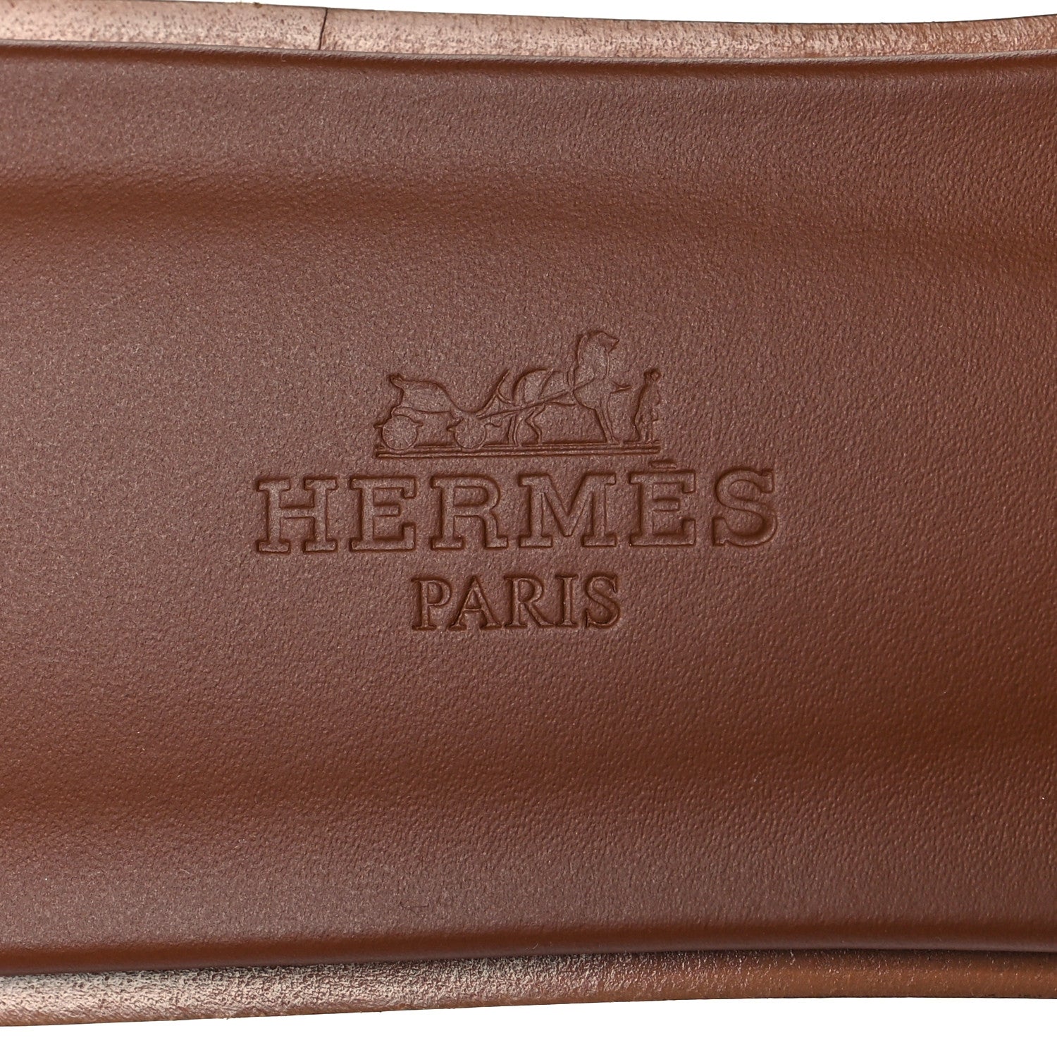 Hermes Box Calfskin Oran Sandals 37 Gold 7 of 9