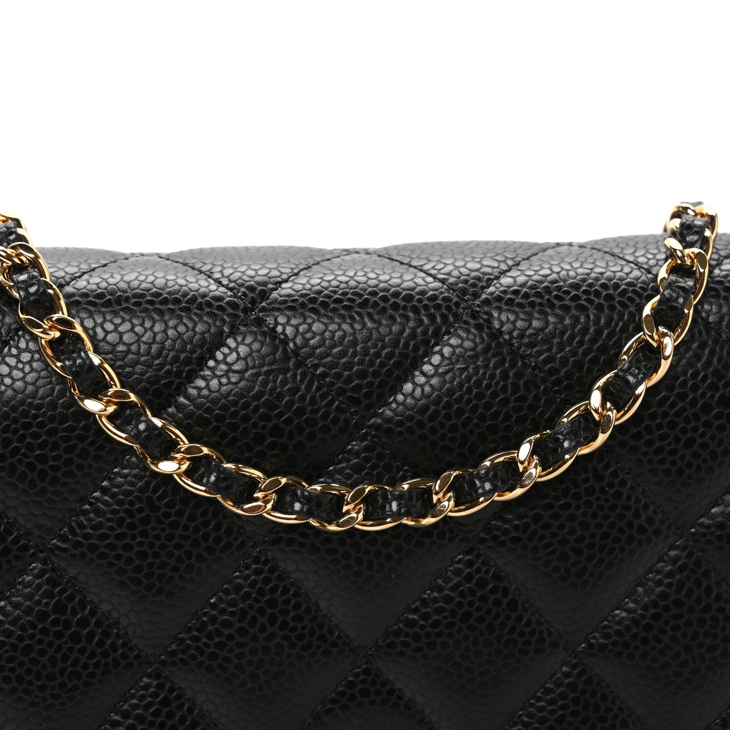 Chanel Caviar Quilted Wallet on Chain WOC Black 9 of 11
