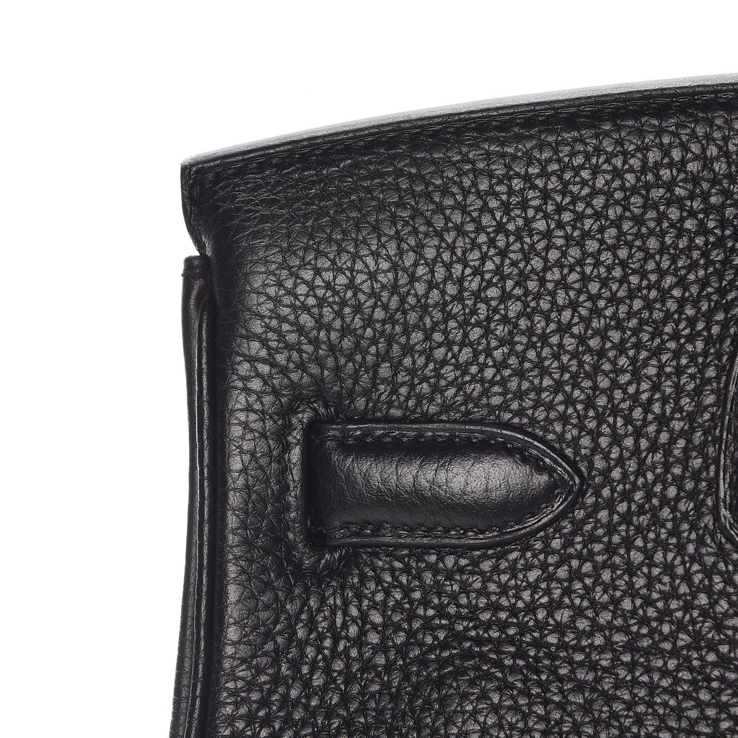 Hermes Taurillon Clemence Birkin 30 Black 13 of 70