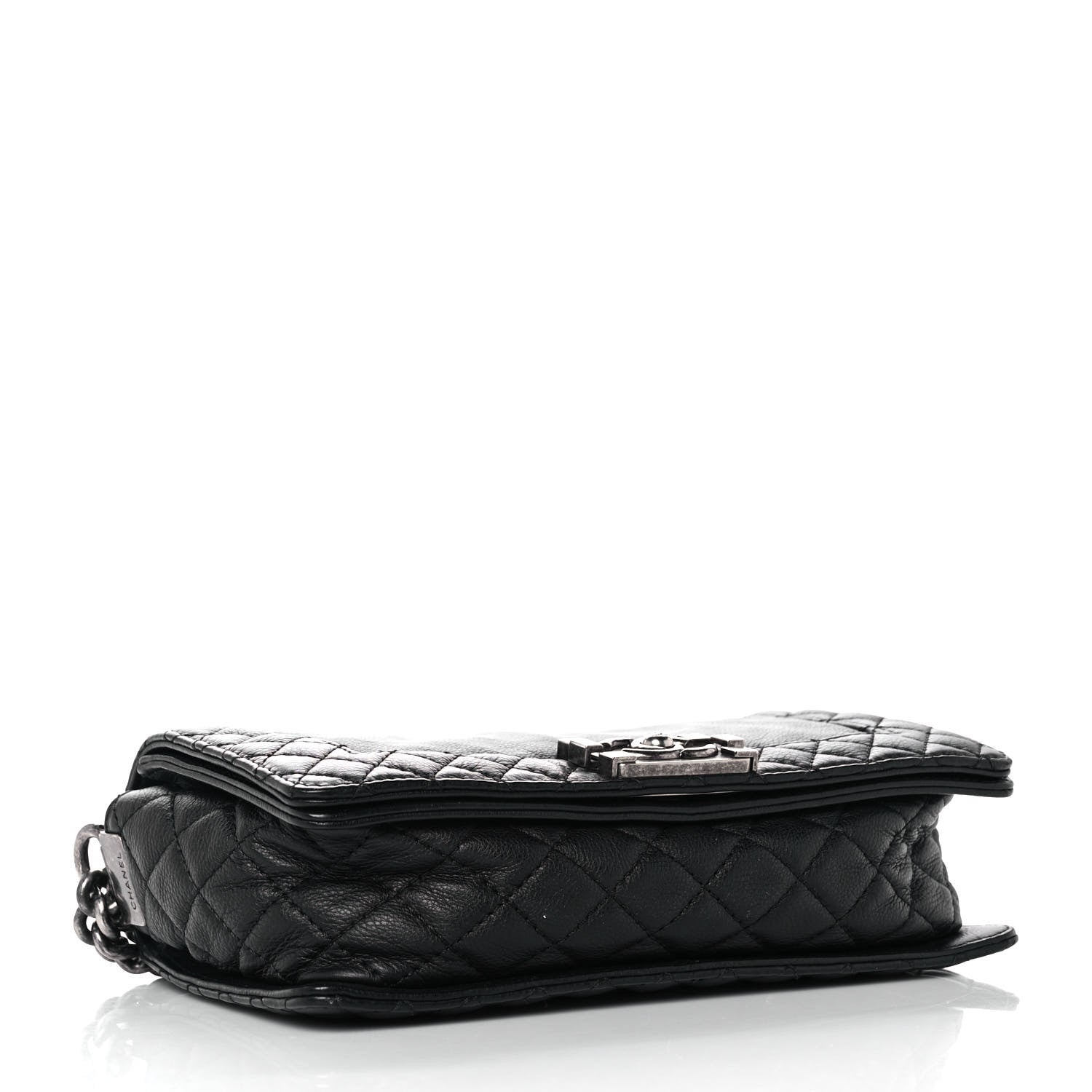 Chanel Calfskin Medium Boy Reverso Flap Black 3 of 8