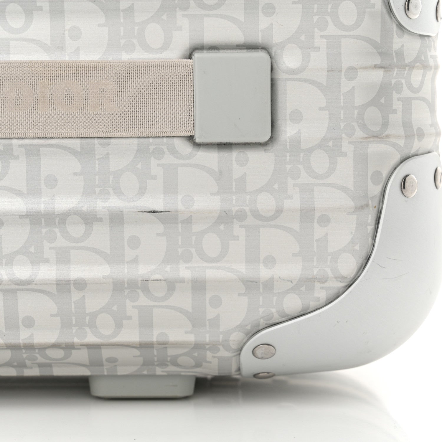 Christian Dior X RIMOWA Aluminum Oblique Hand Case Grey 17 of 19