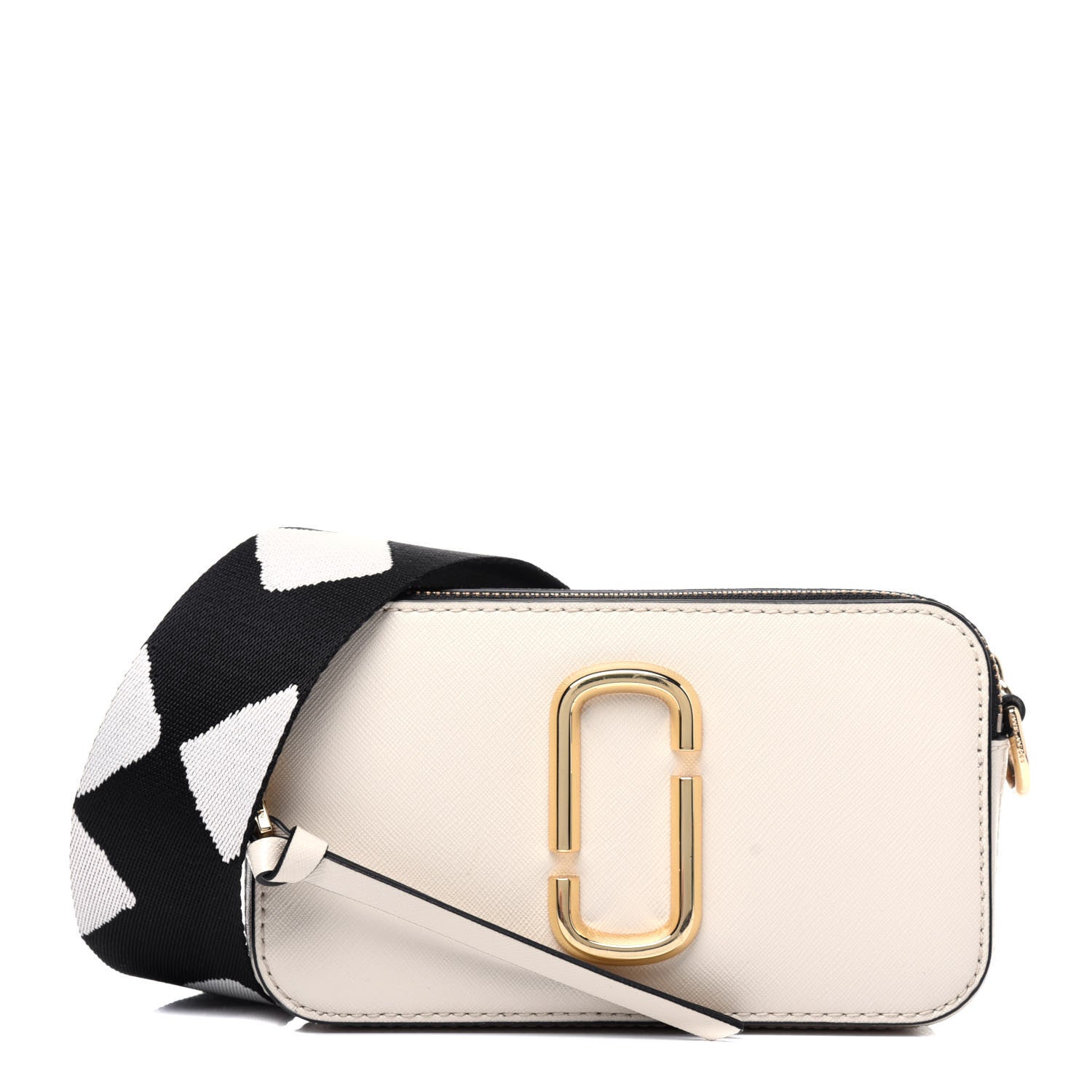 Marc Jacobs Saffiano Small Snapshot Camera Bag Cloud White Multicolor 1 of 16