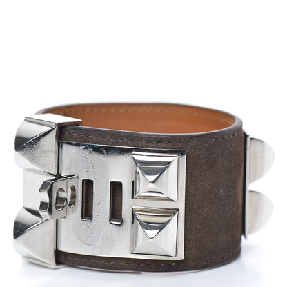 Hermes Veau Doblis Suede Collier de Chien CDC Bracelet 3 of 9