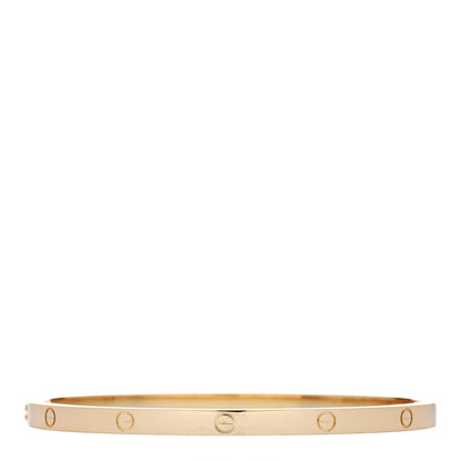 Cartier 18K Yellow Gold Small LOVE Bracelet 17 2 of 8
