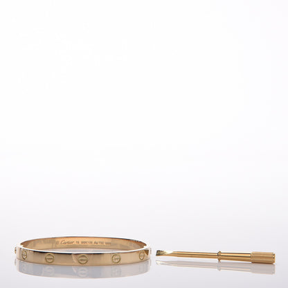 Cartier 18K Yellow Gold LOVE Bracelet 18 3 of 7
