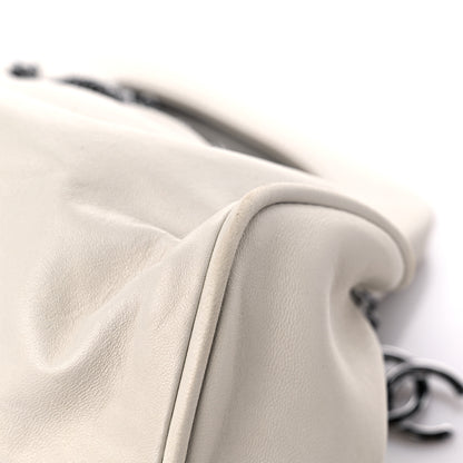 Chanel Lambskin Chain Fringe Handbag White 8 of 14