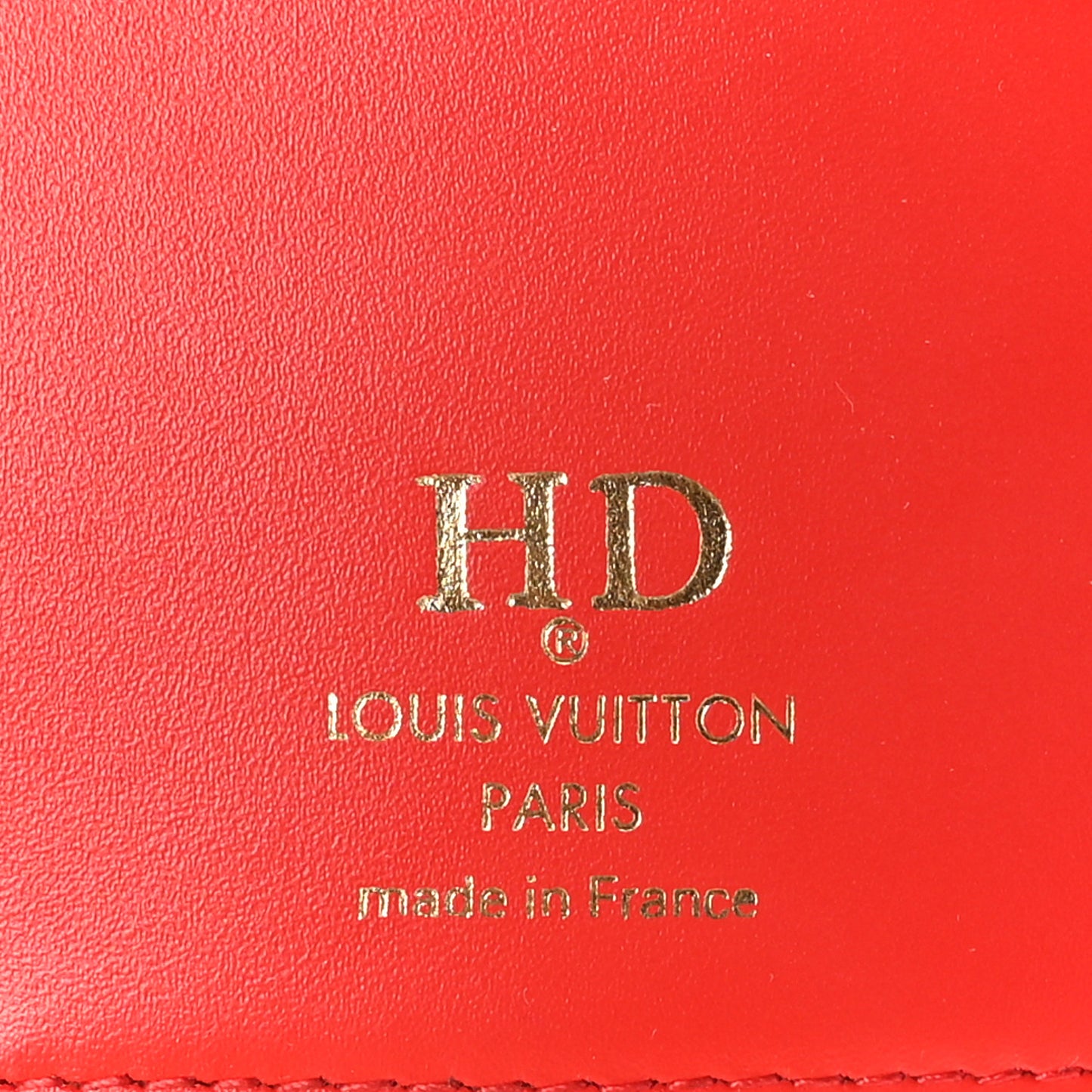 Monogram Flower Lock Compact Wallet Coquelicot