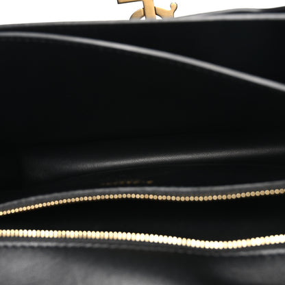 Burberry Grained Calfskin Medium TB Bag Black 4 of 11