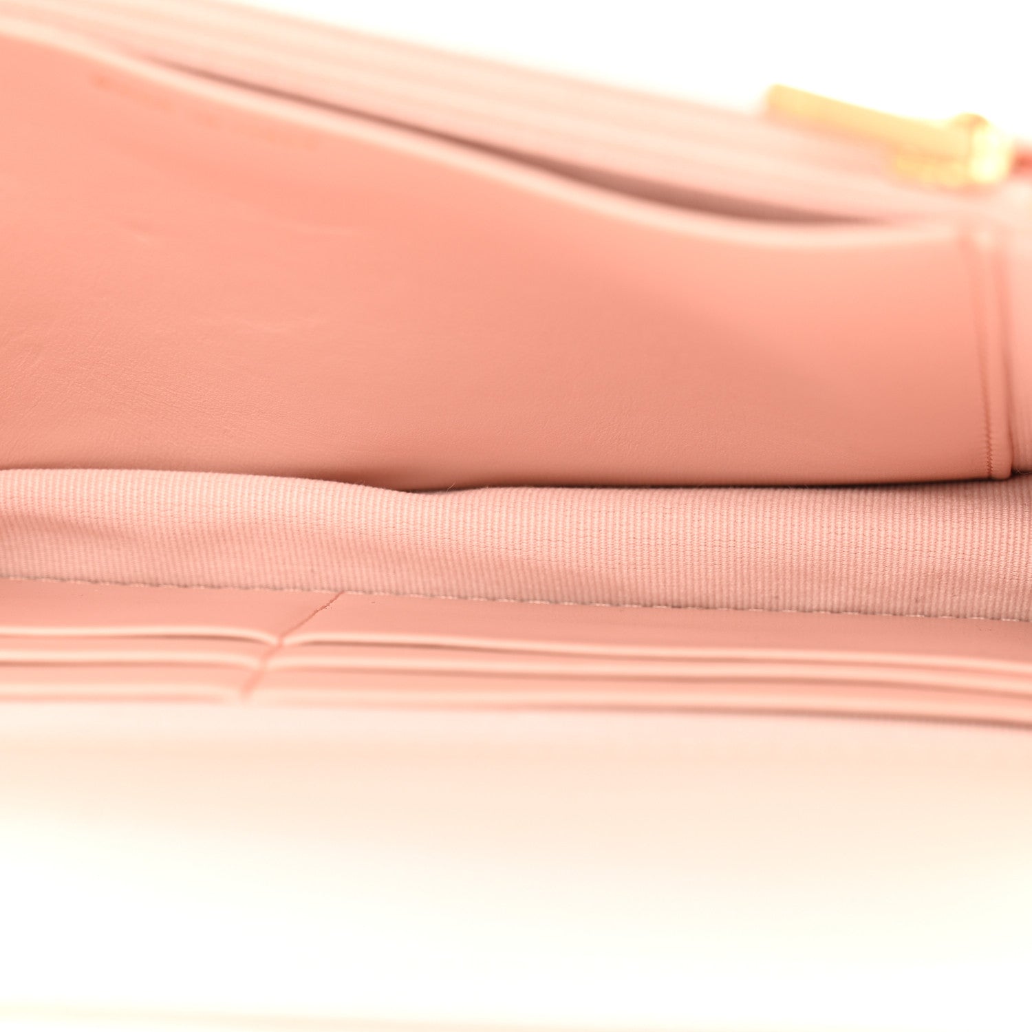 Chanel Caviar Quilted Camellia Wallet On Chain WOC Light Pink 5 of 14