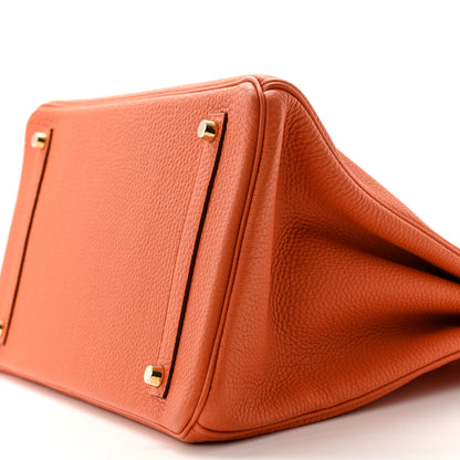 Hermes Togo Birkin 35 Orange 9 of 9