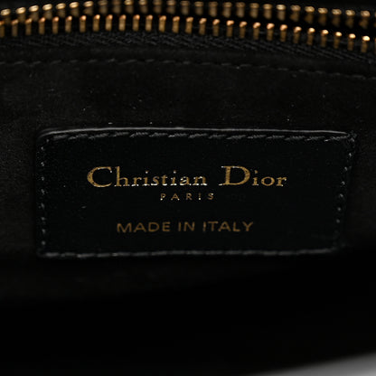 Christian Dior Lambskin Cannage Medium Lady Dior Black 11 of 21