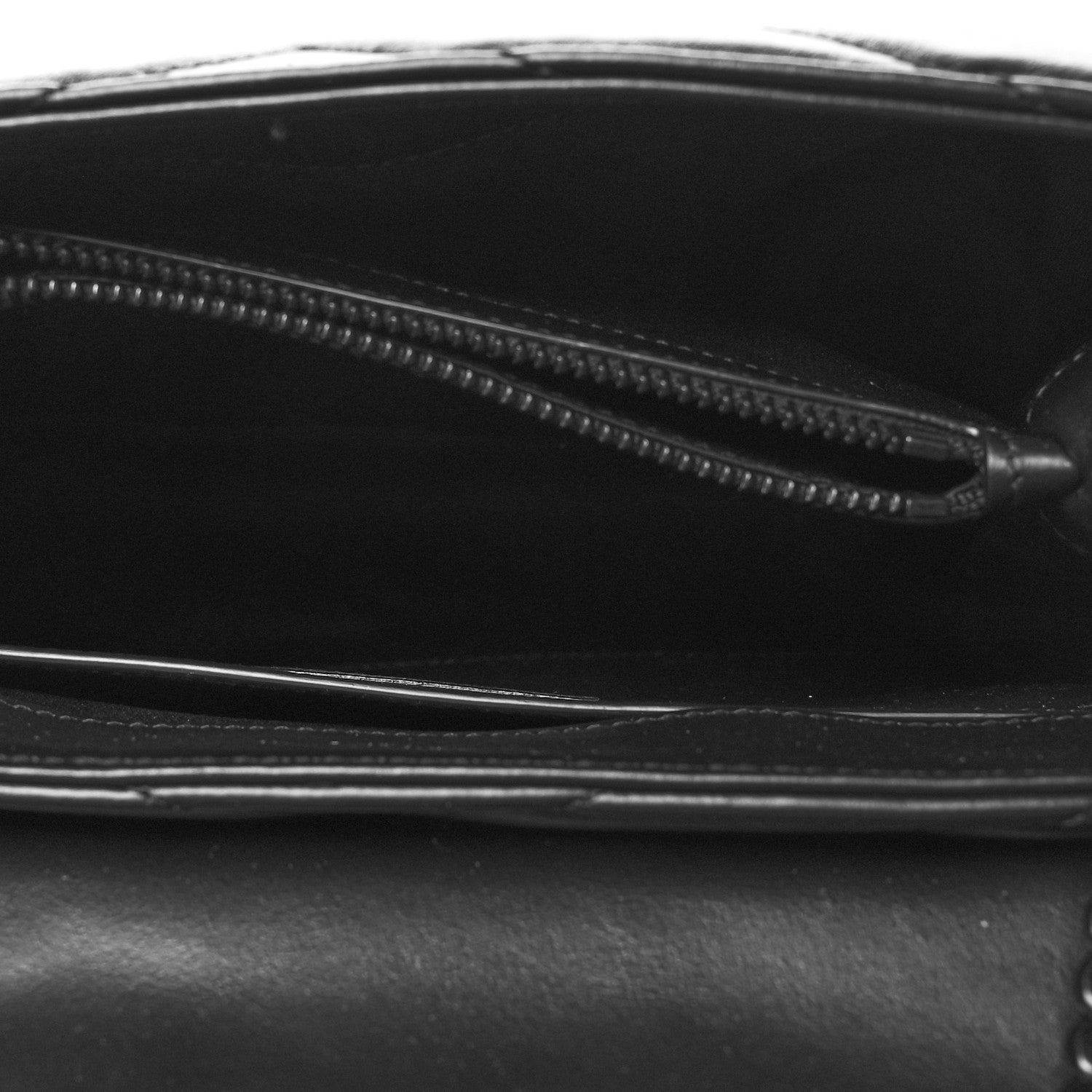 Saint Laurent Calfskin Y Quilted Monogram Monochrome Small Loulou Chain Satchel Black 5 of 11