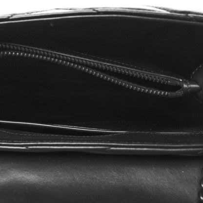 Saint Laurent Calfskin Y Quilted Monogram Monochrome Small Loulou Chain Satchel Black 5 of 11