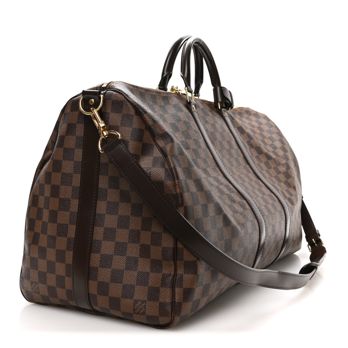Louis Vuitton Damier Ebene Keepall Bandouliere 55 3 of 12