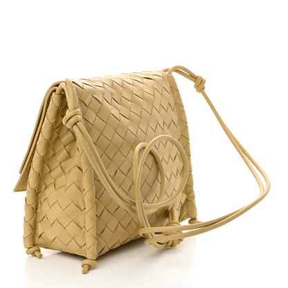 Bottega Veneta Nappa Intrecciato Small Knot Flap Crossbody Tapioca 3 of 10