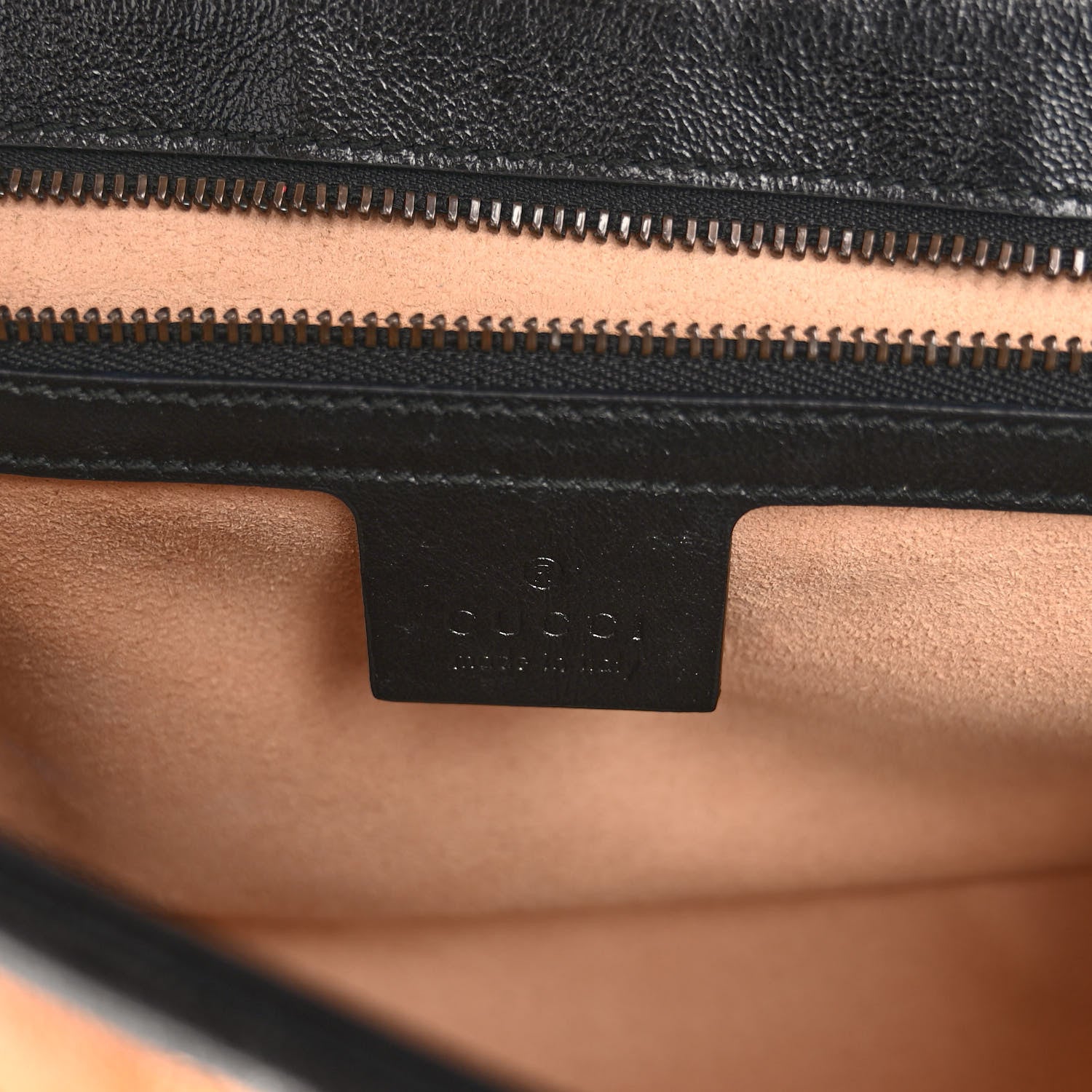 Gucci Vintage Effect Calfskin Matelasse Diagonal Small Torchon GG Marmont Shoulder Bag Cognac Black 6 of 10