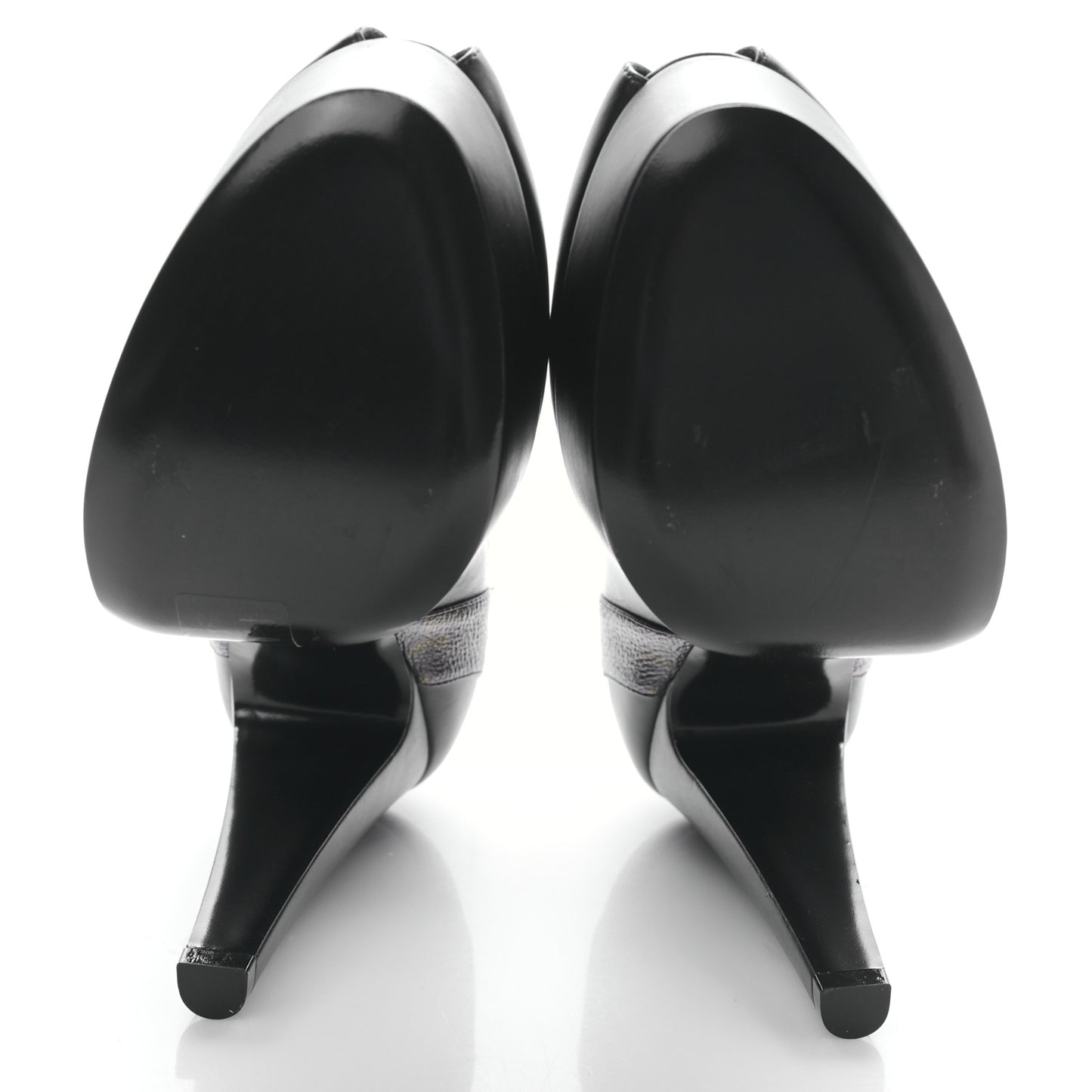 Calfskin Monogram Afterglow Platform Pumps 39 Black