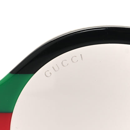 Gucci Round Web Sunglasses GG0280SA Black Green 7 of 8