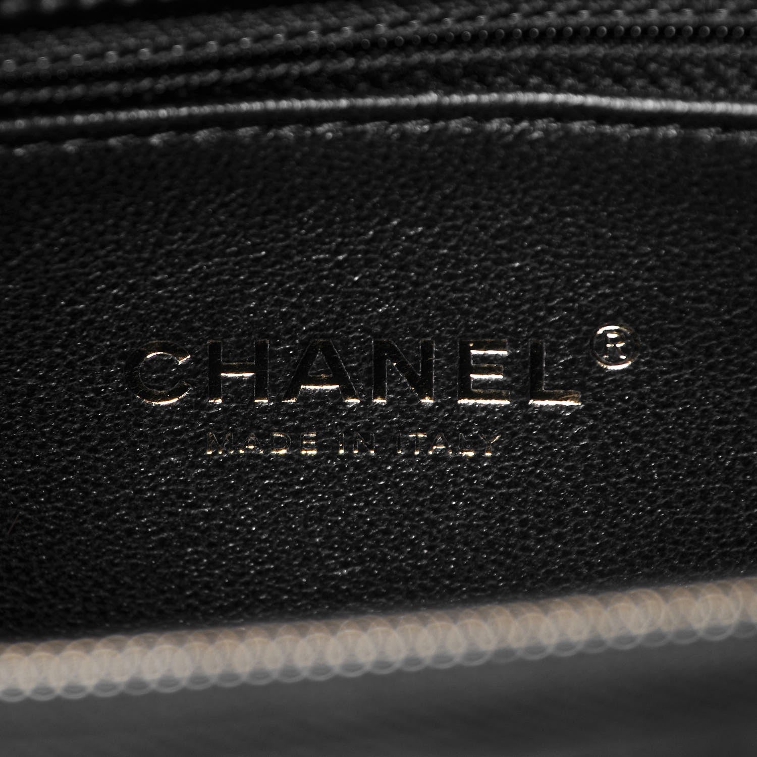 Chanel Calfskin Lizard Chevron Quilted Small Coco Handle Flap Black 6 of 9