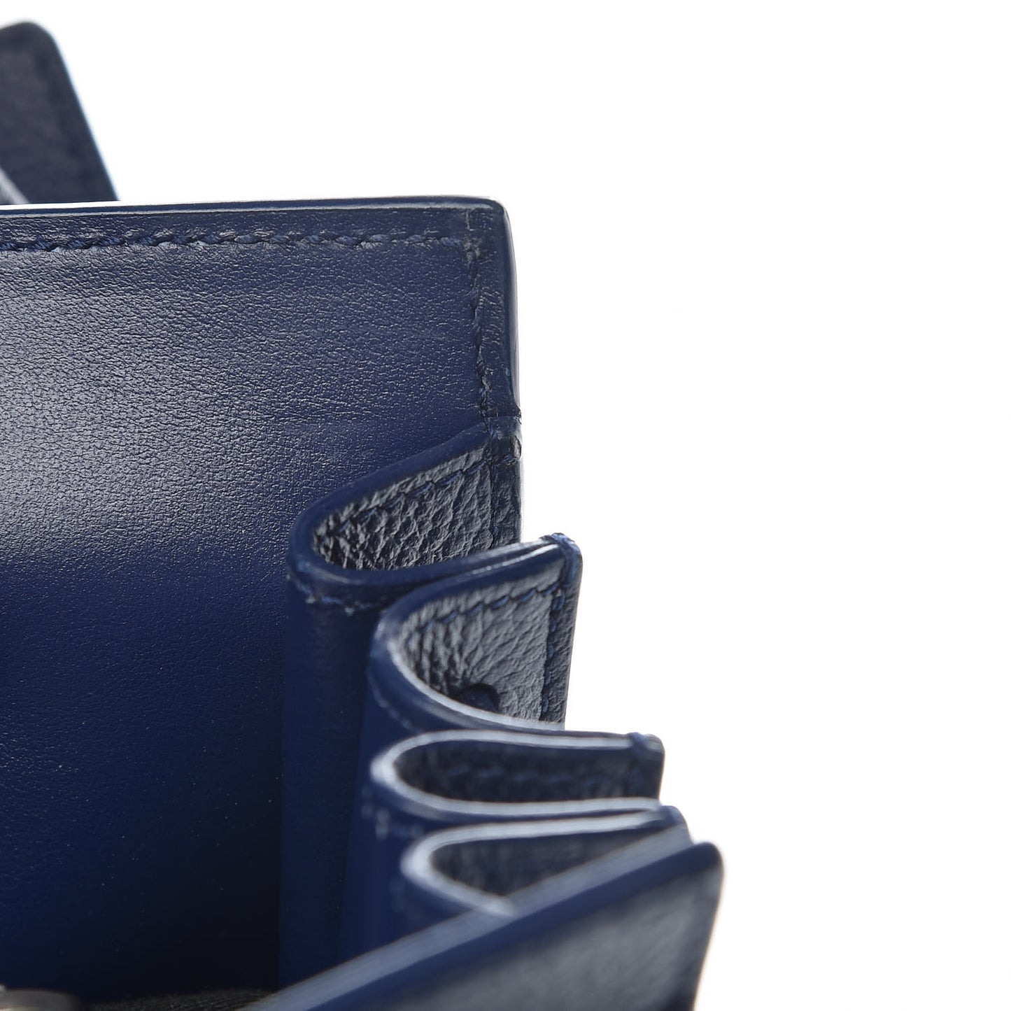 Grained Calfskin Baby Sac De Jour Marine