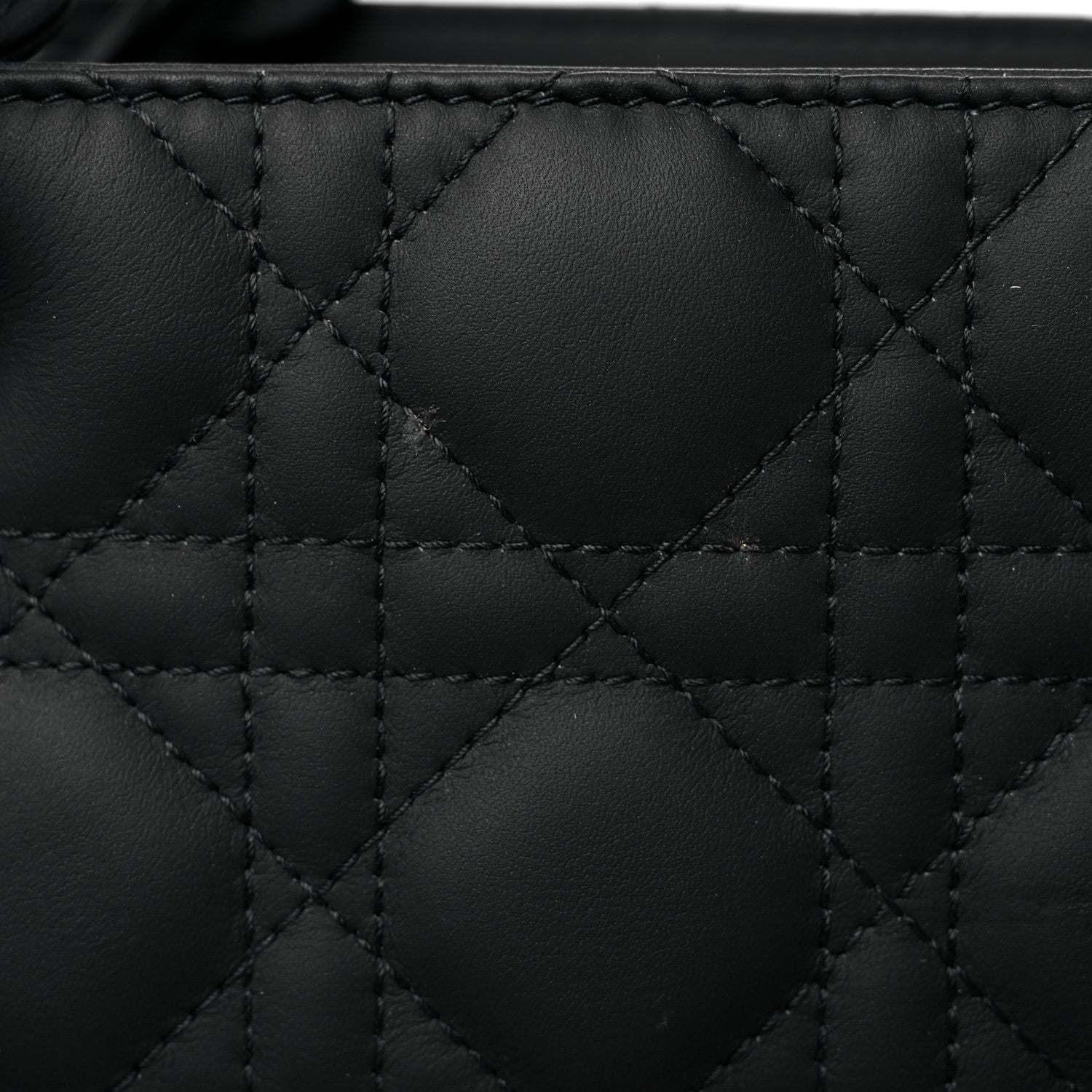 Christian Dior Ultra Matte Calfskin Cannage Medium Lady Dior Black 18 of 18