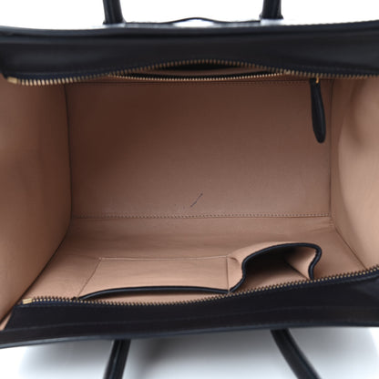 Celine Satin Calfskin Mini Tri-Color Luggage Anthracite 7 of 13