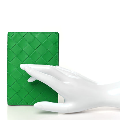 Bottega Veneta Nappa Intrecciato Bi-Fold Wallet Green 2 of 8
