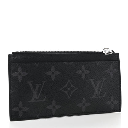 Louis Vuitton Reverse Monogram Eclipse Taiga Coin Card Holder 3 of 7