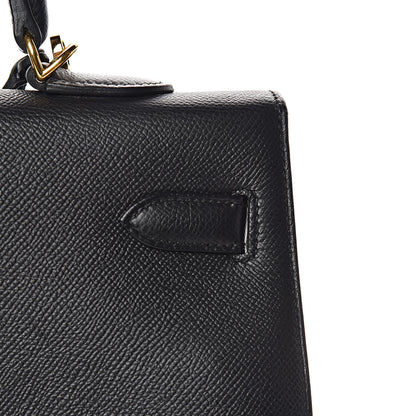 Hermes Epsom Kelly Sellier 35 Black 23 of 35